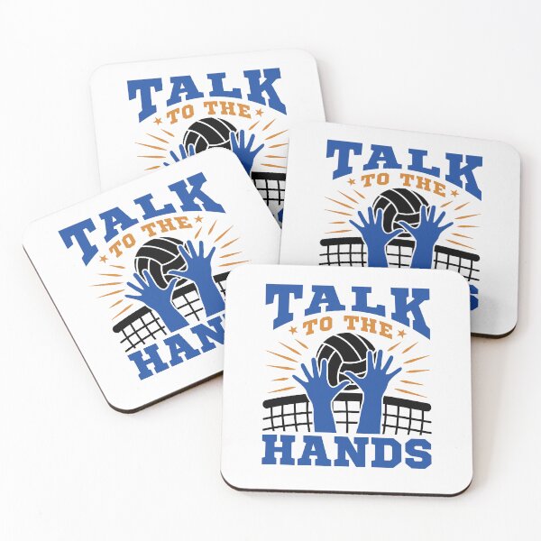 Item preview, Talk to the Hands Funny Volleyball Player designed and sold by jaygo.