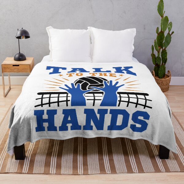Item preview, Talk to the Hands Funny Volleyball Player designed and sold by jaygo.