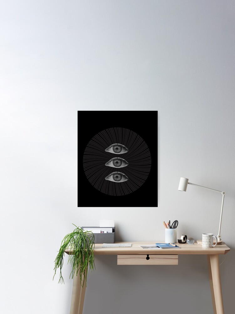 weirdcore dreamcore eye aesthetic Art Print for Sale by Burninggra55