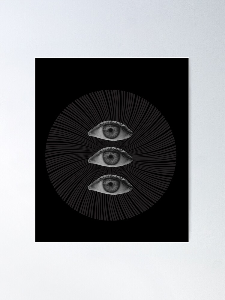 weirdcore dreamcore eye aesthetic Art Print for Sale by Burninggra55