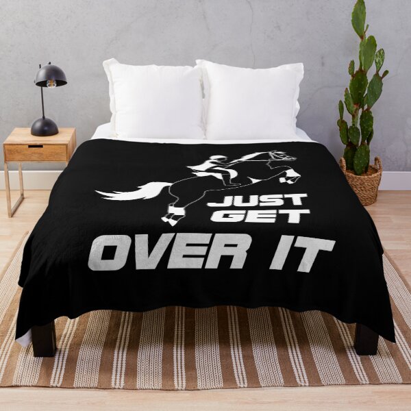 Item preview, Just Get Over It Horse Rider Gift designed and sold by Luna1Shop.