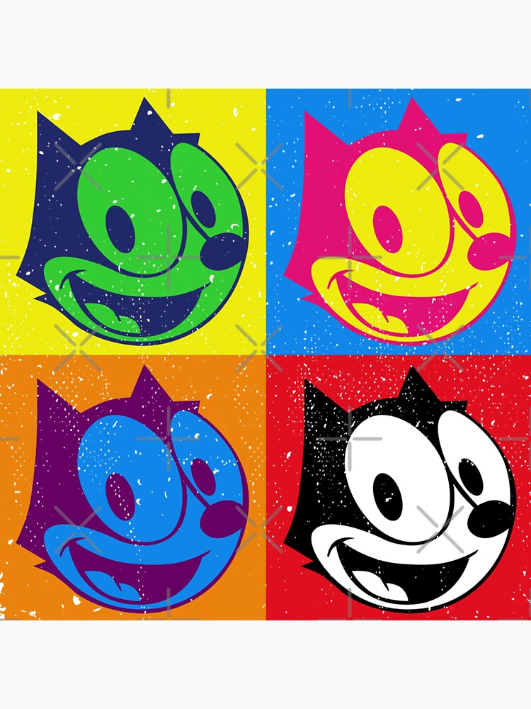 "Felix The Cat Pop Art" Sticker for Sale by IQTees Redbubble