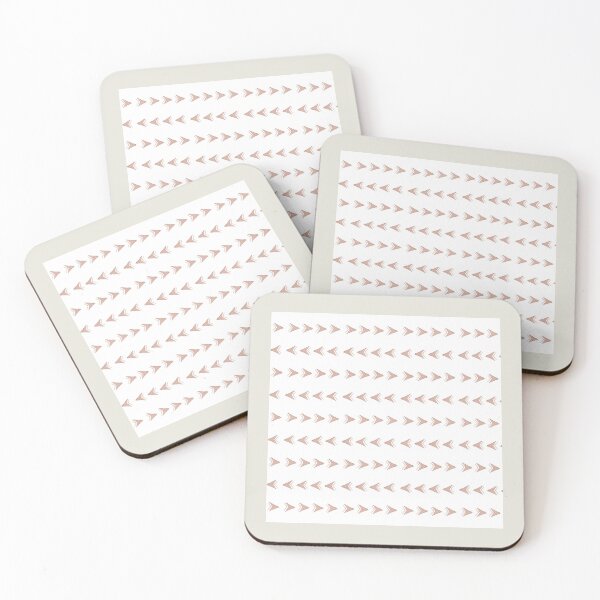 Item preview, Horizontal Arrow heads in Blush designed and sold by simplydesignart.