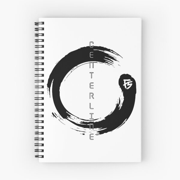 Item preview, Featherscale Enso circle 'Centreline' black designed and sold by Featherscale.