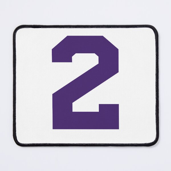 Item preview, Number 2, Purple two, Sports number 2 designed and sold by TheCultStuff.
