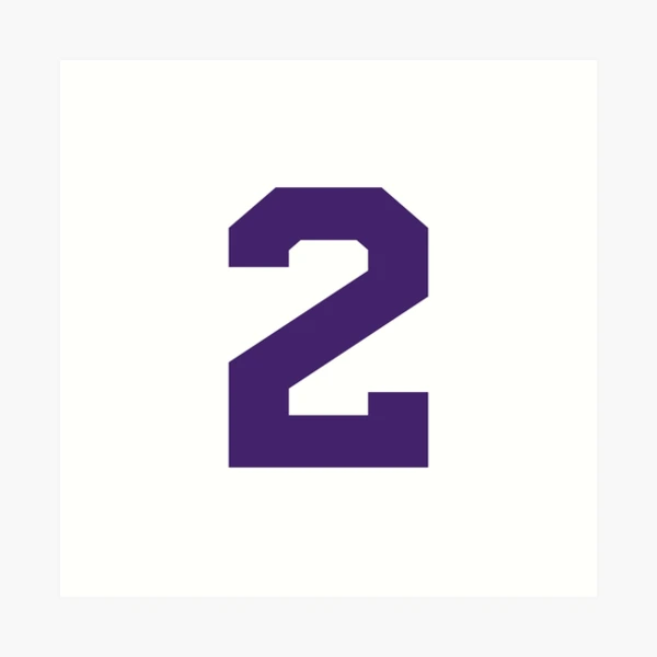 Number 2, Purple two, Sports number 2