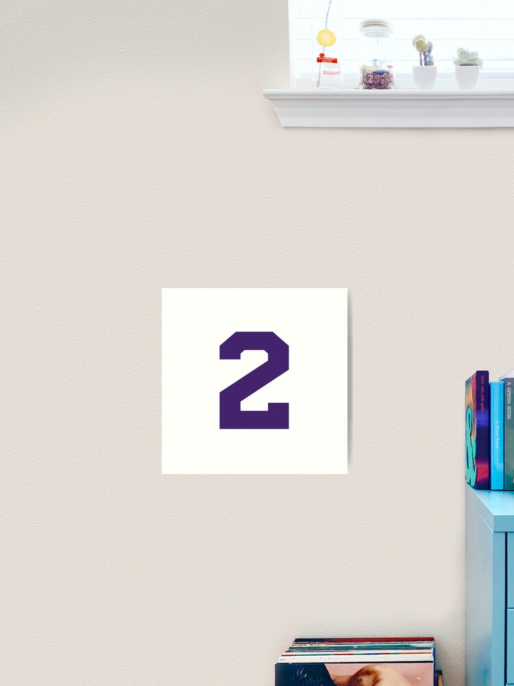 Number 2, Purple two, Sports number 2