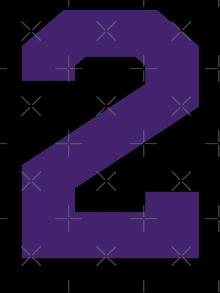Number 2, Purple two, Sports number 2