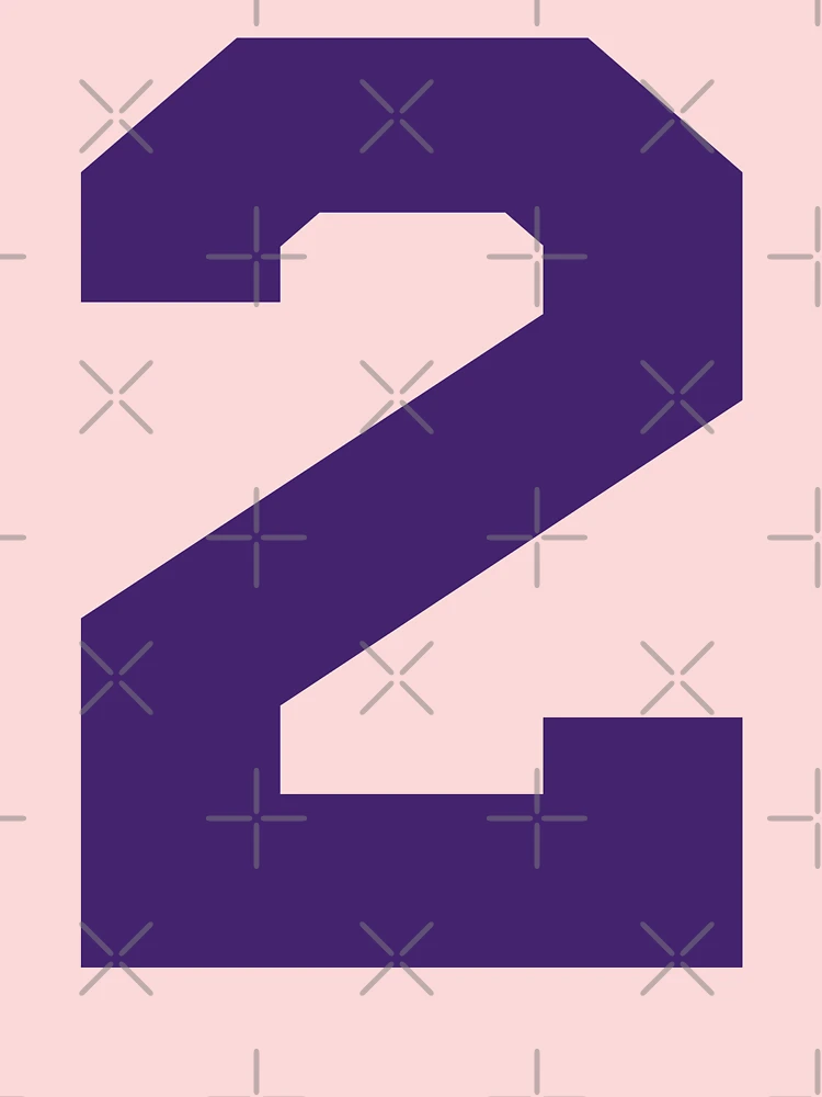 Number 2, Purple two, Sports number 2
