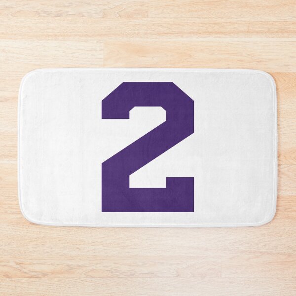 Item preview, Number 2, Purple two, Sports number 2 designed and sold by TheCultStuff.