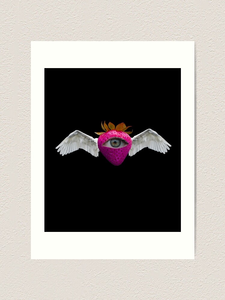 Dreamcore Weirdcore Aesthetics Rainbow Flower Eyes Art Print for Sale by  ghost888