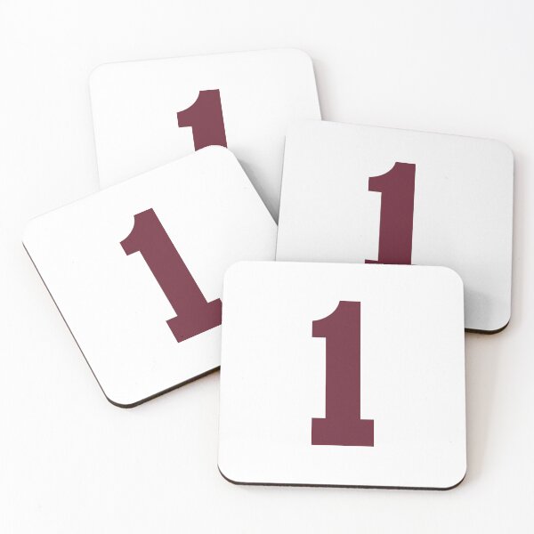 Item preview, Number 1, Maroon one, Sports number 1 designed and sold by TheCultStuff.