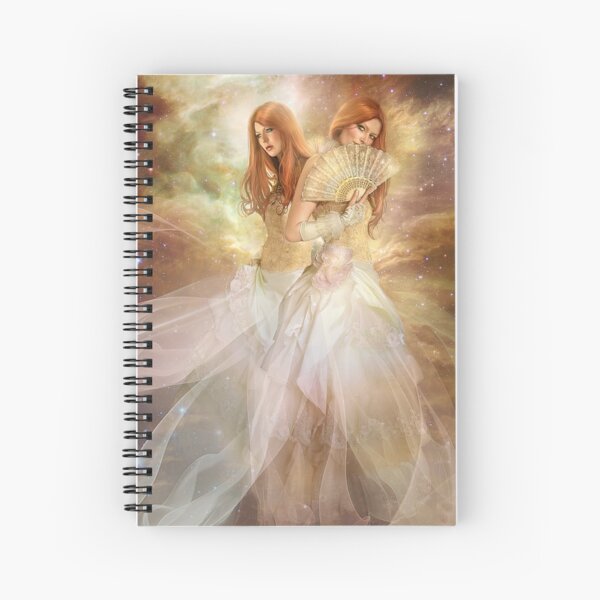 Twin Beauties Spiral Notebook