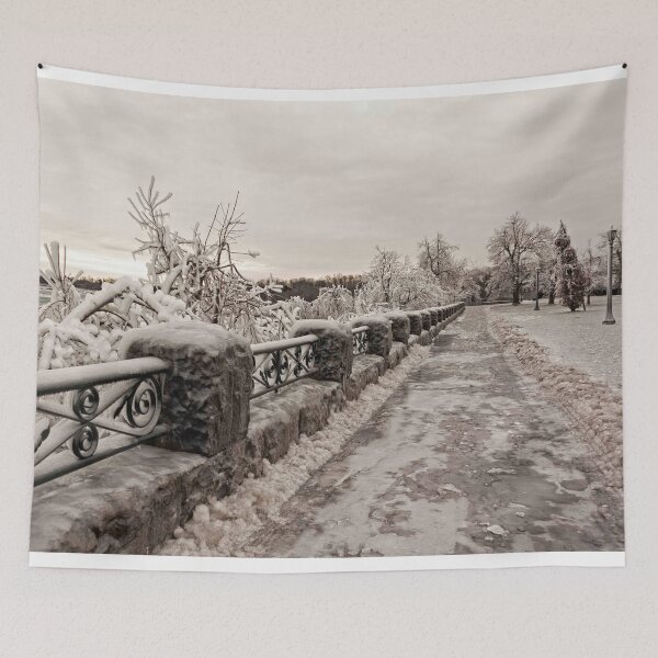 Item preview, Walking The Frozen Niagara Pathway - 3 ©  designed and sold by © Hany G. Jadaa © Prince John Photography.