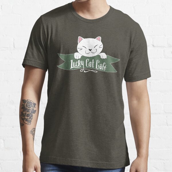 Lucky Cat Cafe Essential T-Shirt