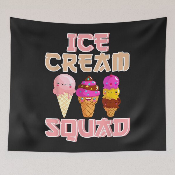 Item preview, Ice Cream Squad Kawaii Cute anime Funny designed and sold by Corelli87.