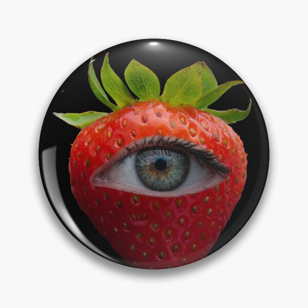 Item preview, Weirdcore Aesthetics Dreamcore Eyed Strawberry  designed and sold by ghost888.