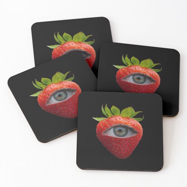Item preview, Weirdcore Aesthetics Dreamcore Eyed Strawberry  designed and sold by ghost888.