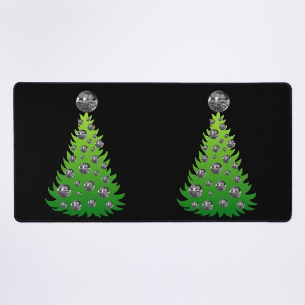 Item preview, Christmas Tree with Silver Mirrored Disco Balls designed and sold by Deborah Camp.