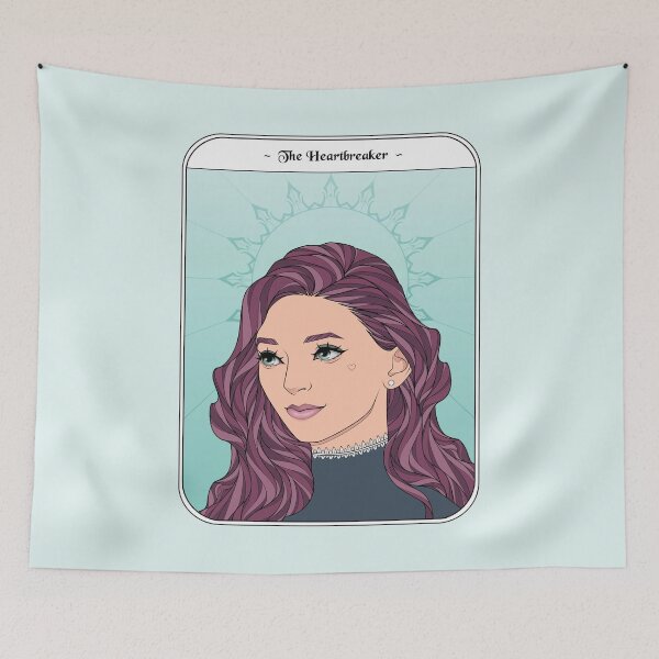 Item preview, The Heartbreaker Tarot Card (Purple Hair Version) designed and sold by ObsidianDaz.