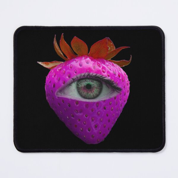 Item preview, Weirdcore Aesthetics Dreamcore Pink Eyed Strawberry  designed and sold by ghost888.