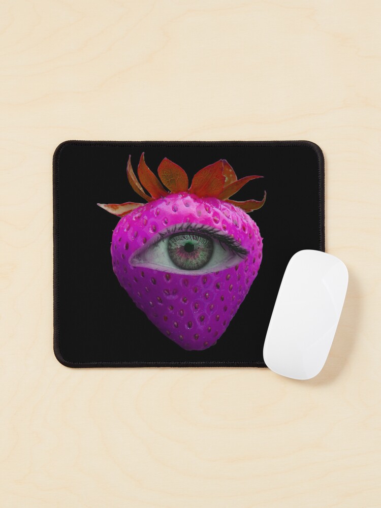 Weirdcore Aesthetics Dreamcore Pink Eyed Strawberry | Poster