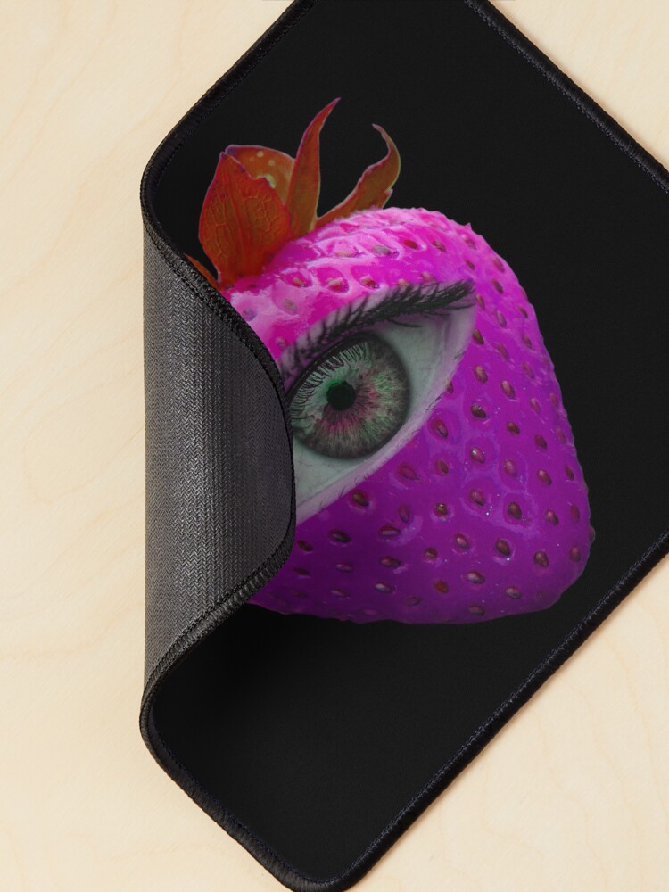 Weirdcore Aesthetics Dreamcore Pink Eyed Strawberry | Poster