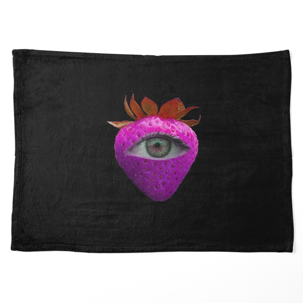 Weirdcore Aesthetics Dreamcore Pink Eyed Strawberry | Poster