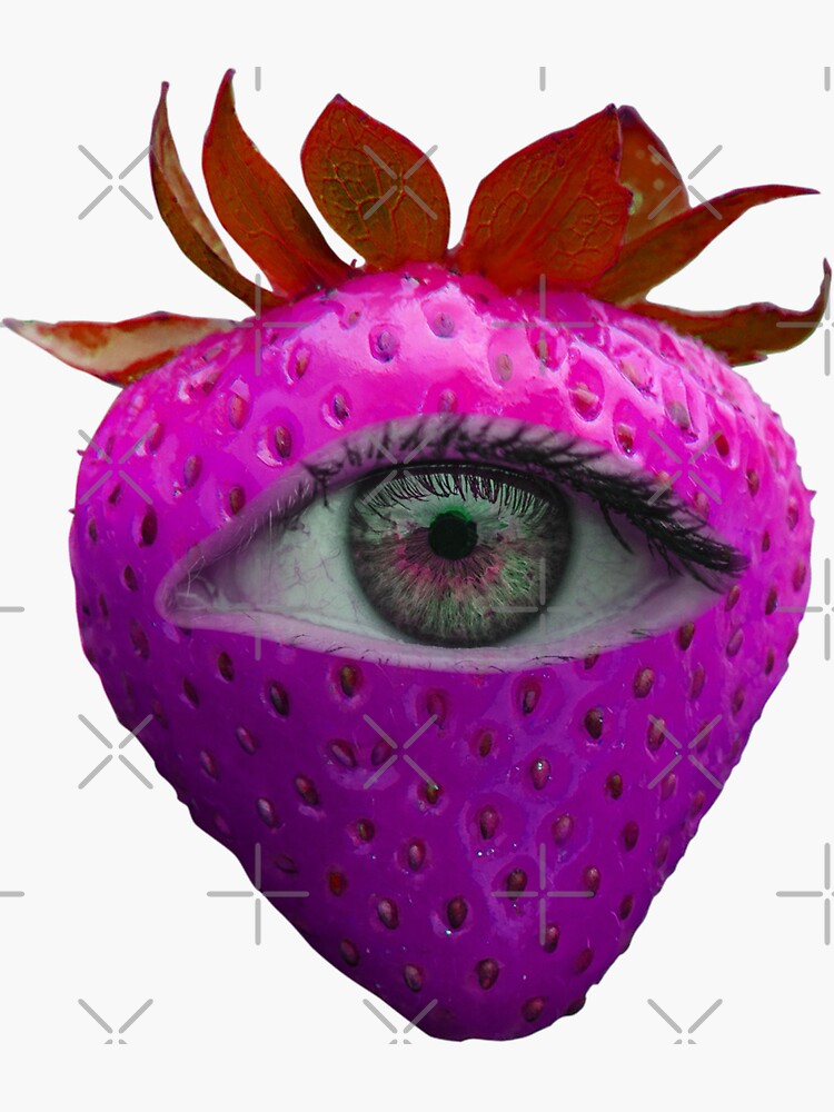 weirdcore eye fairycore creepy sticker by @amethystbones