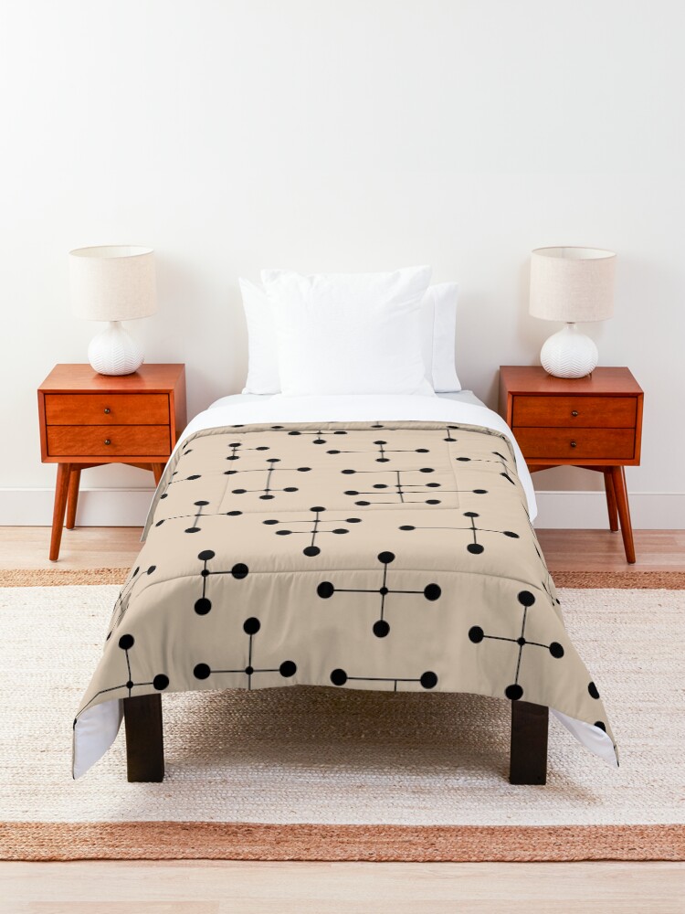 Alternate view of Midcentury Modern Dots 105 Comforter
