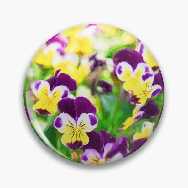Item preview, Purple Pansies designed and sold by Masako Ogasawara.