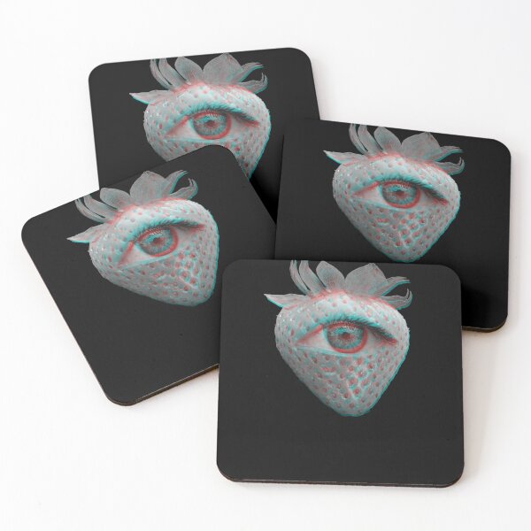 Item preview, Weirdcore Aesthetics Dreamcore Glitch Eyed Strawberry  designed and sold by ghost888.