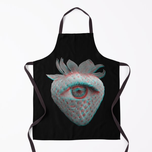 Item preview, Weirdcore Aesthetics Dreamcore Glitch Eyed Strawberry designed and sold by ghost888.