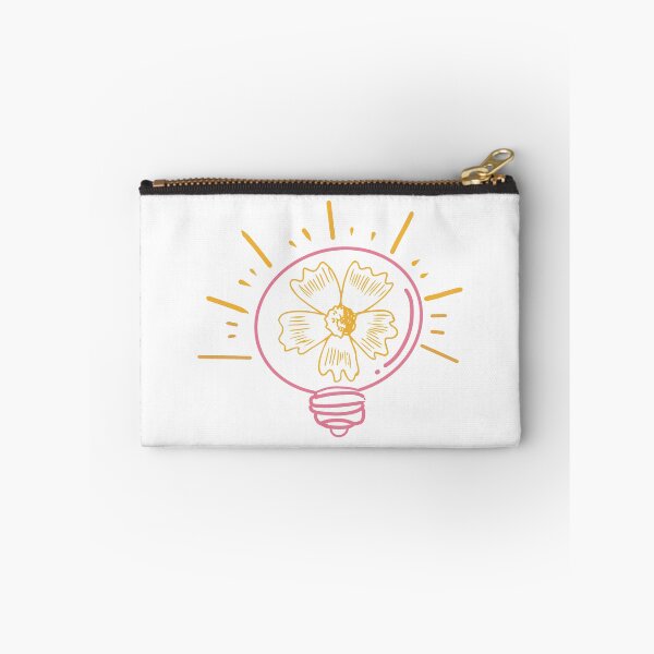 Item preview, Pink Light Bulb with Yellow Flowers designed and sold by Unaiza Khalid.