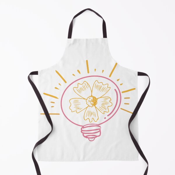Item preview, Pink Light Bulb with Yellow Flowers designed and sold by Unaiza Khalid.