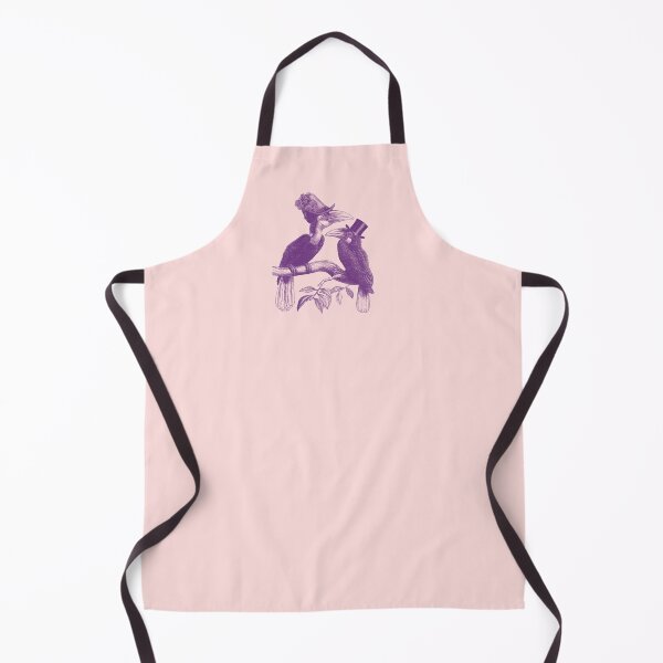 Item preview, Hornbill Bird Couple (pink and purple) designed and sold by Madame Memento.