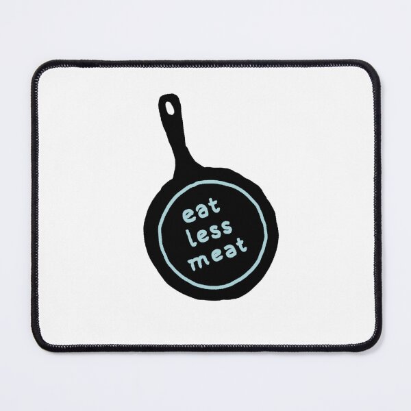 Item preview, Eat less meat Sticker designed and sold by apple peel.