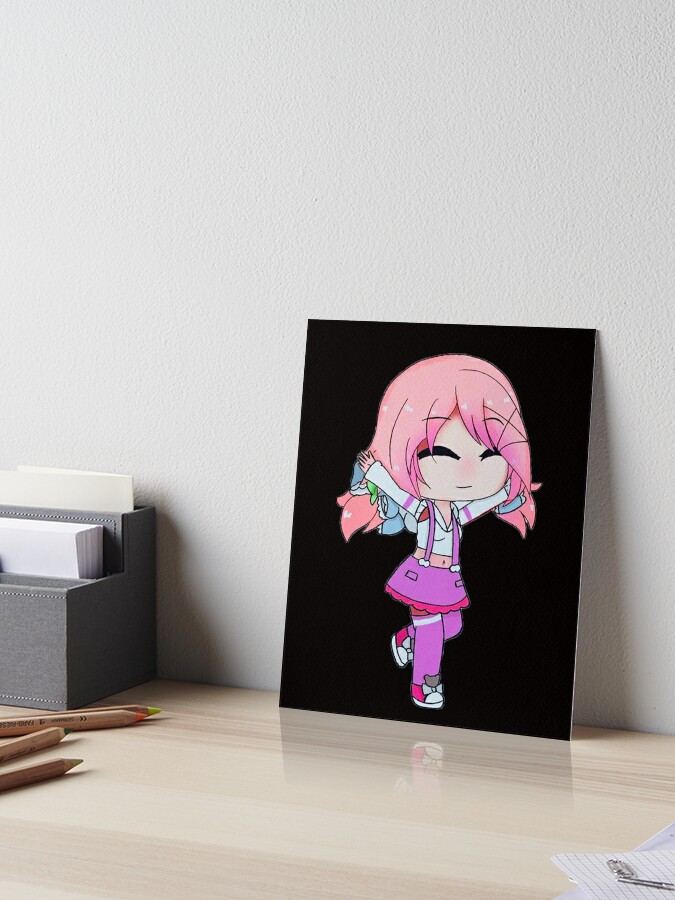 Gacha Life Girl with Cute GLMM Gacha life series. | Art Board Print