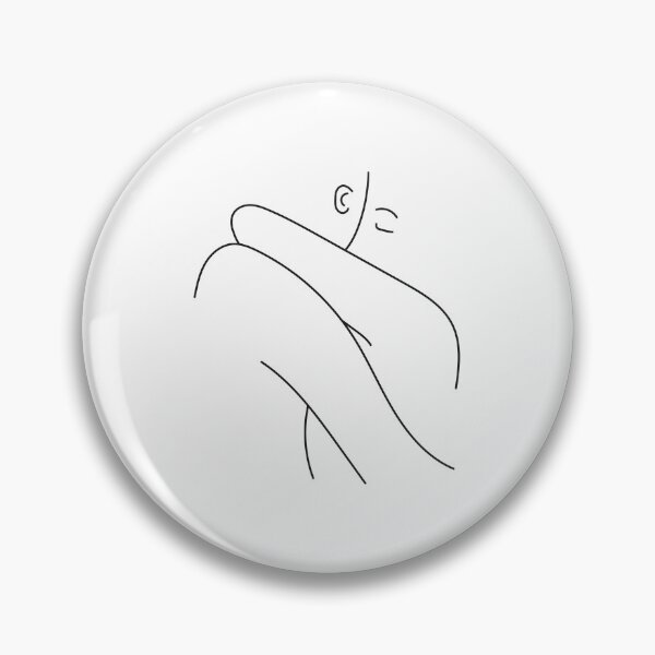 Item preview, Couple hug line illustration in white designed and sold by NazarliNigar.