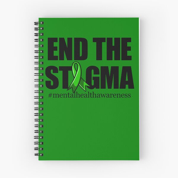 Item preview, End The Stigma Green Ribbon Mental Health Awareness Gear designed and sold by DynamicDesign.
