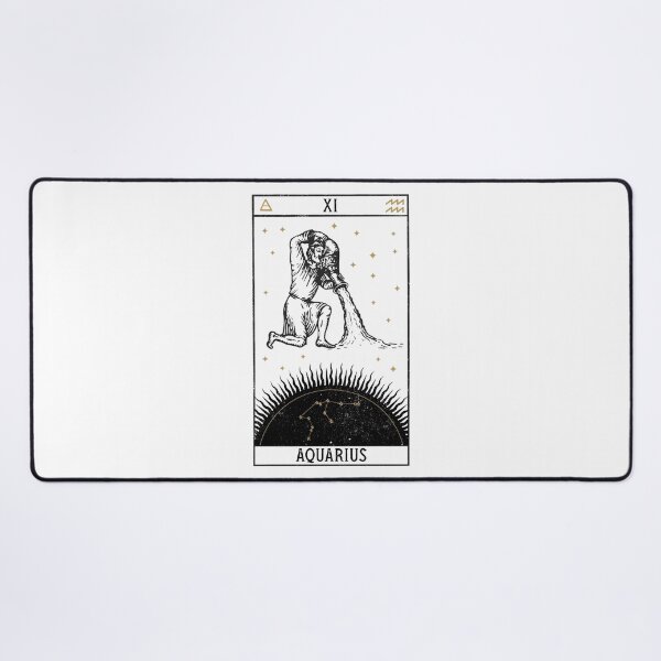 Item preview, Aquarius Distressed Goth Tarot Zodiac Sign designed and sold by Nemons.
