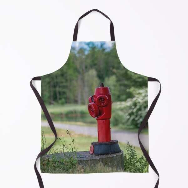 Artikelvorschau, roter Hydrant am Wegesrand entworfen und verkauft von OskiOnTour.