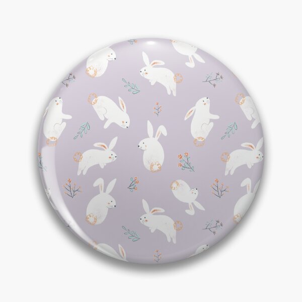 Item preview, Pattern Small white bunny easter bunny designed and sold by Lady Bruniere.