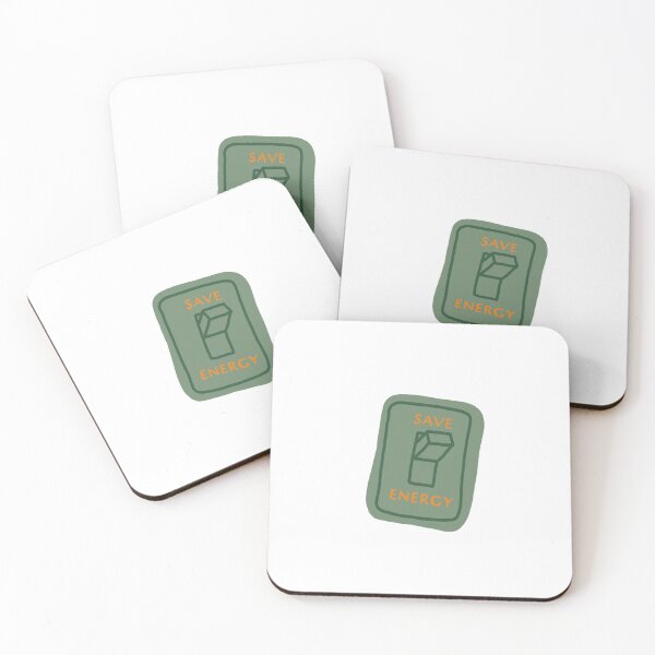 Item preview, Save Energy Sticker designed and sold by apple peel.