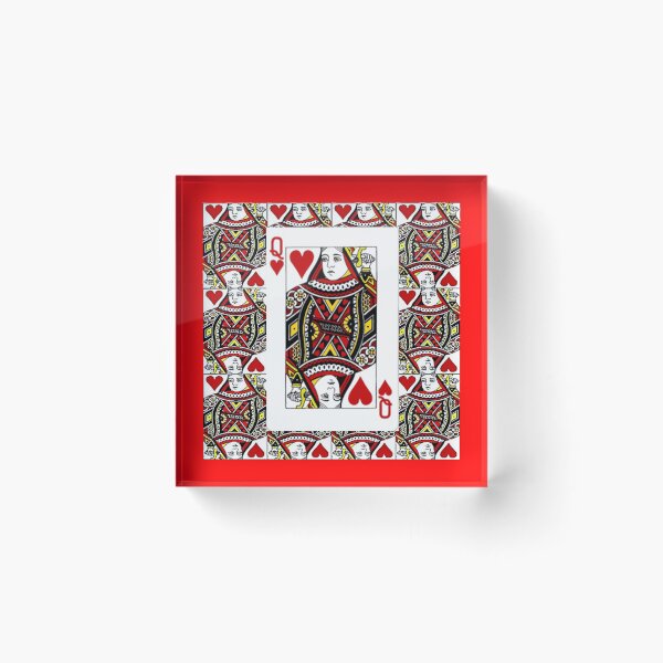 Item preview, QUEEN OF HEARTS PLAYING CARDS ARTWORK  designed and sold by sharlesart.