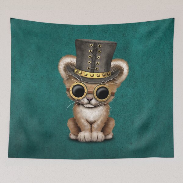 Item preview, Steampunk Baby Lion Cub designed and sold by JeffBartels.