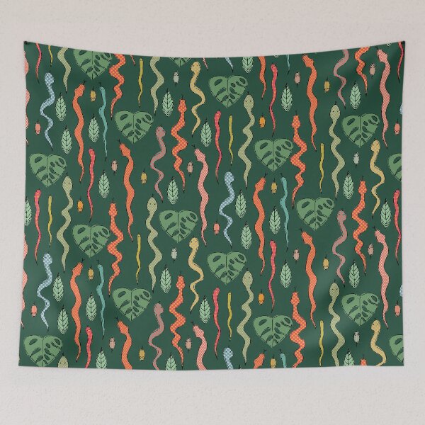 Item preview, Snakes and Mice in the tropical jungle designed and sold by FrancesPoff.
