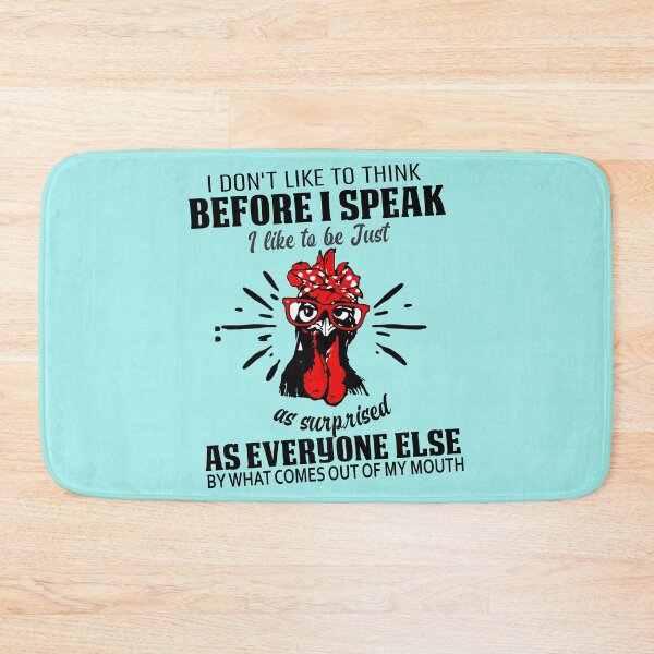 Item preview, I Dont Like To Think Before I Speak designed and sold by Moeez Javed.