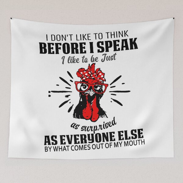 Item preview, I Dont Like To Think Before I Speak designed and sold by Moeez Javed.