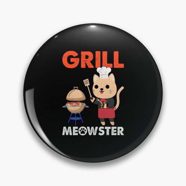 Item preview, Grillmeowster Funny Grillmaster Cat Lover Barbeque Grilling designed and sold by haselshirt.